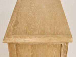 miniaturka Drewniana Komoda Francuska Gięte Nogi Metalowe Uchwyty – Venezia Oak