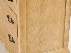 miniaturka Drewniana Komoda Francuska Gięte Nogi Metalowe Uchwyty – Venezia Oak