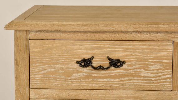 miniaturka Francuska Komoda Gięte Nogi Szczotkowana Powierzchnia – Venezia Oak