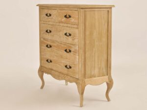 miniaturka Francuska Komoda Gięte Nogi Szczotkowana Powierzchnia – Venezia Oak