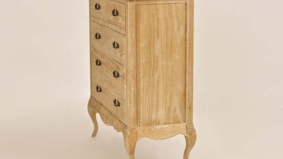 miniaturka Francuska Komoda Gięte Nogi Szczotkowana Powierzchnia – Venezia Oak