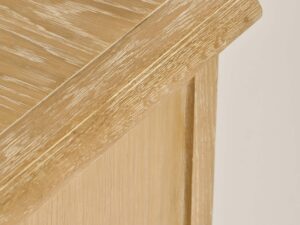 miniaturka Francuska Szafka Nocna Gięte Nogi Metalowe Uchwyty – Venezia Oak