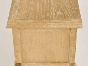 miniaturka Francuska Szafka Nocna Gięte Nogi Metalowe Uchwyty – Venezia Oak