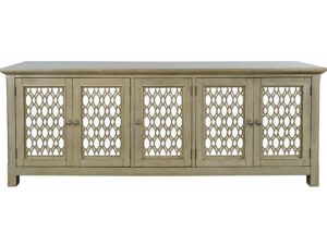 Złota Komoda Lustrzane Drzwi Dekoracyjne Szprosy – Avola