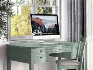 miniaturka Biurko z Krzesłem Turkusowo-Miętowy Kolor – Avola