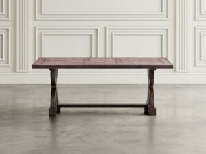 miniaturka Klasyczny Stolik Drewniany Intarsja w Jodełkę – Avola