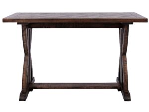 Klasyczna Konsola Drewniana Intarsja w Jodełkę – Avola