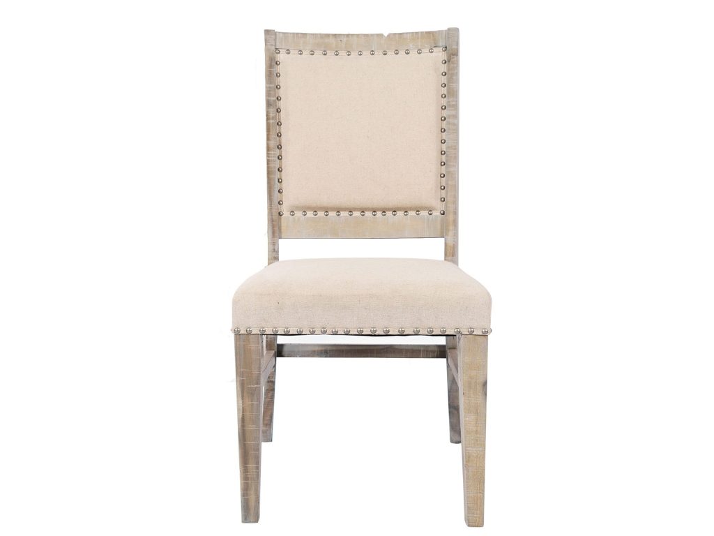 Rustykalne Krzesło Tapicerowane Przetarcia Shabby Chic – Avola