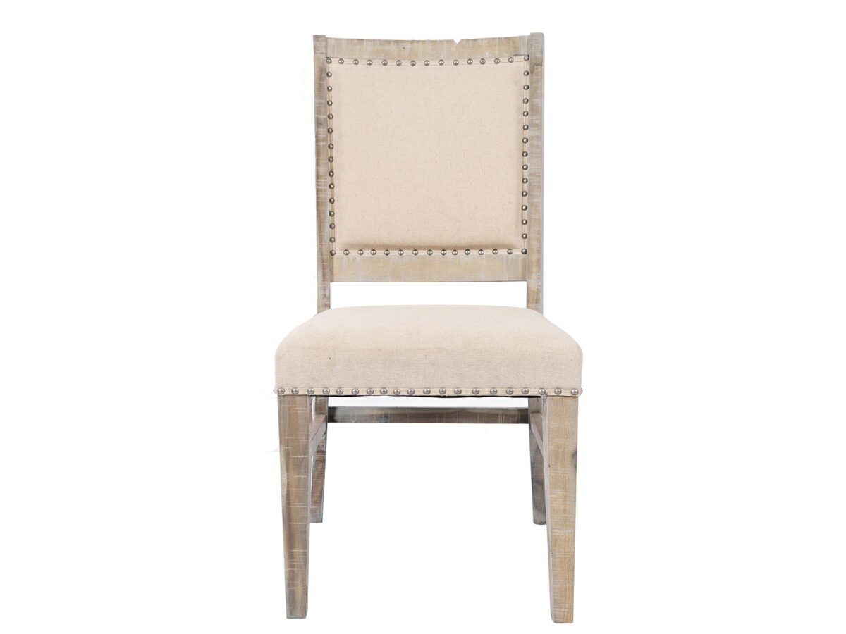 Rustykalne Krzesło Tapicerowane Przetarcia Shabby Chic – Avola