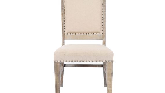 Rustykalne Krzesło Tapicerowane Przetarcia Shabby Chic – Avola