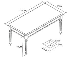 miniaturka Lustro prowansalskie z kremową frezowaną ramą – Garda