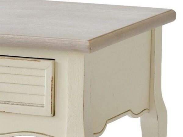 Górne wykończenie komody prowansalskiej z delikatnym frezem