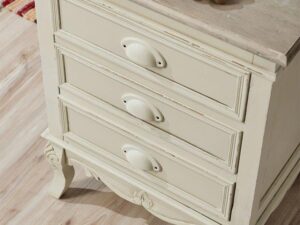 miniaturka Szafka nocna z jasnobrązowym blatem w stylu prowansalskim – Sorrento