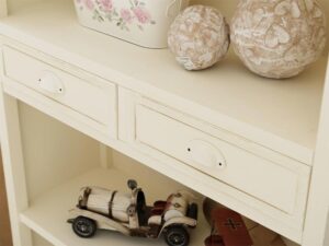 miniaturka Komoda kremowa prowansalska z rzeźbieniami – Sorrento