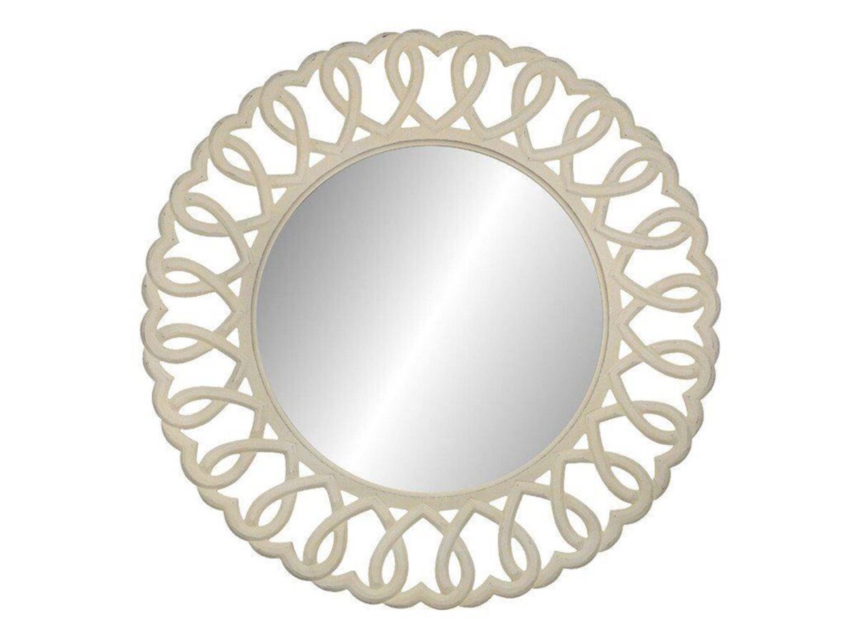 Lustro kremowe w stylu prowansalskim – Sorrento