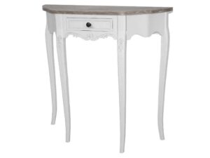 Konsola w stylu prowansalskim z białym efektem – Sorrento White