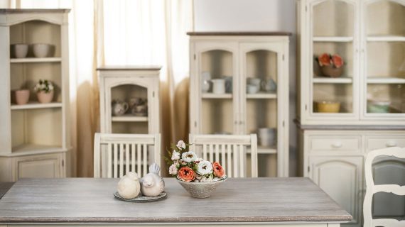 miniaturka Lustro kremowe w stylu prowansalskim – Sorrento