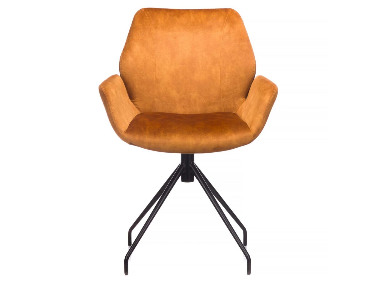 Fotel nowoczesny tapicerowany obrotowy Holika 360