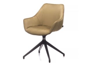 miniaturka Nowoczesny fotel tapicerowany z aluminium Erin