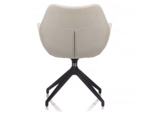 miniaturka Nowoczesny fotel tapicerowany z aluminium Erin