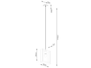 miniaturka Lampa wisząca ARVIO z naturalnego drewna skandynawska