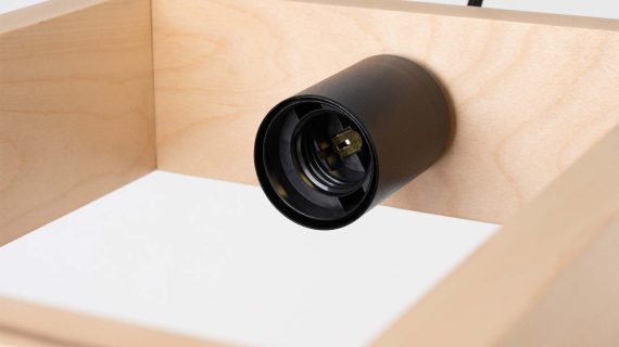 miniaturka Lampa wisząca ARVIO z naturalnego drewna skandynawska