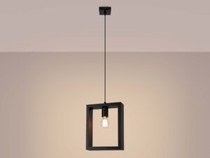 miniaturka Lampa wisząca ARVIO drewniana wenge loftowa