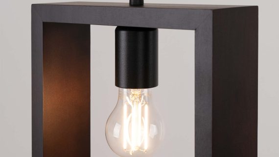 miniaturka Lampa wisząca ARVIO drewniana wenge loftowa