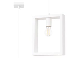 miniaturka Lampa wisząca ARVIO biała minimalistyczna