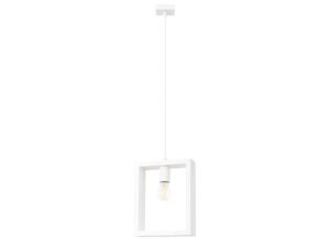 Lampa wisząca ARVIO biała minimalistyczna