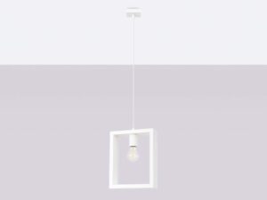 miniaturka Lampa wisząca ARVIO biała minimalistyczna