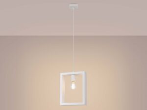 miniaturka Lampa wisząca ARVIO biała minimalistyczna