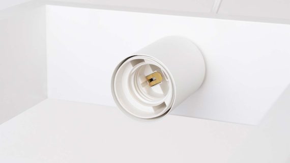 miniaturka Lampa wisząca ARVIO biała minimalistyczna