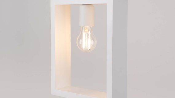 miniaturka Lampa wisząca ARVIO biała minimalistyczna