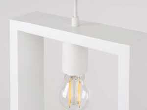 miniaturka Lampa wisząca ARVIO biała minimalistyczna