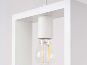 miniaturka Lampa wisząca ARVIO biała minimalistyczna