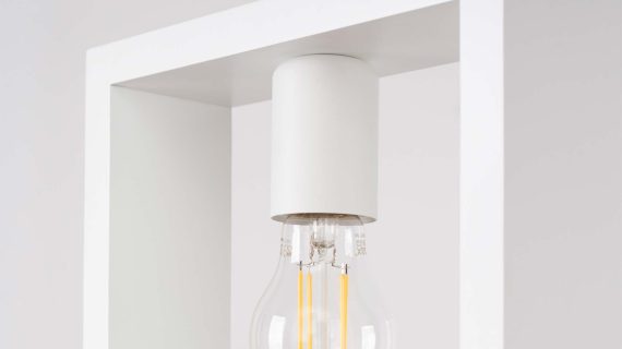 miniaturka Lampa wisząca ARVIO biała minimalistyczna