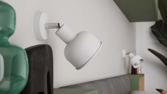 miniaturka Kinkiet ELVO biały minimalistyczny