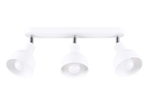 Plafon ELVO 3 biały designerski