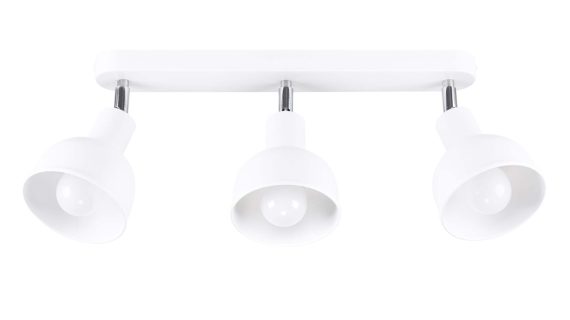 Plafon ELVO 3 biały designerski