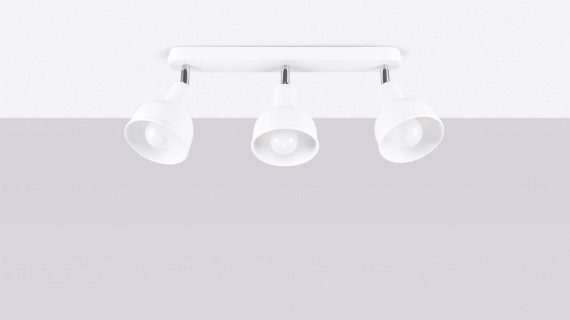 miniaturka Plafon ELVO 3 biały designerski