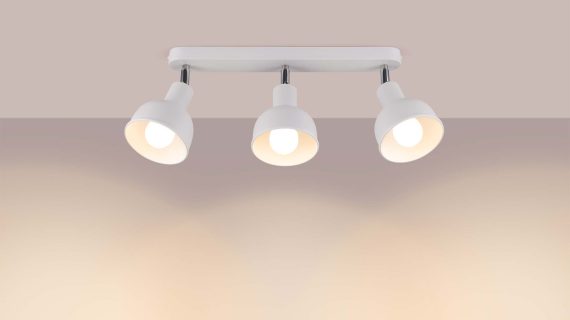 miniaturka Plafon ELVO 3 biały designerski