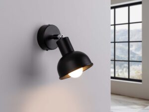 miniaturka Kinkiet ELVO czarny loftowy