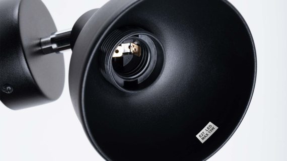 miniaturka Kinkiet ELVO czarny loftowy