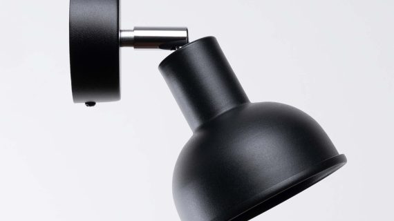 miniaturka Kinkiet ELVO czarny loftowy