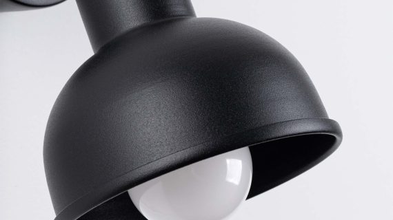 miniaturka Kinkiet ELVO czarny loftowy