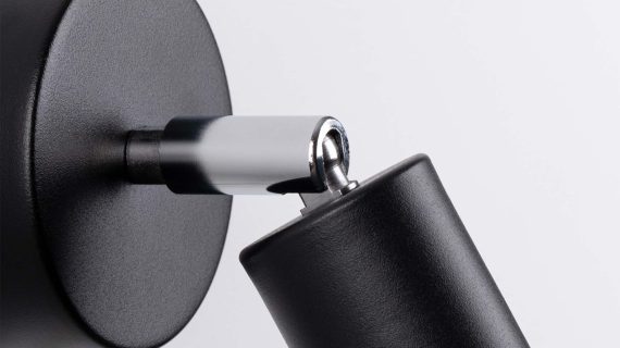 miniaturka Kinkiet ELVO czarny loftowy