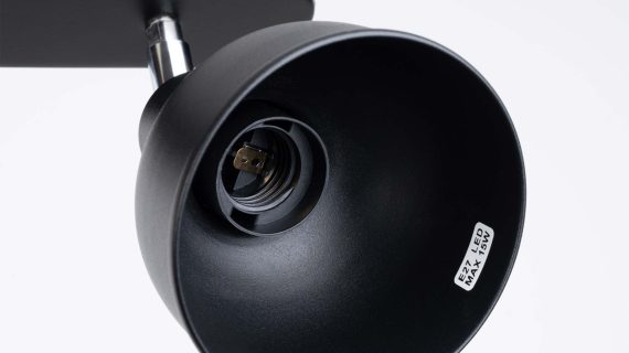 miniaturka Plafon ELVO 2 czarny nowoczesny