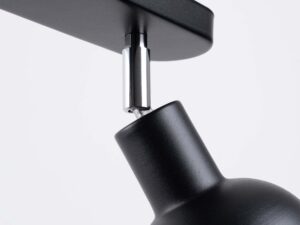 miniaturka Plafon ELVO 2 czarny nowoczesny