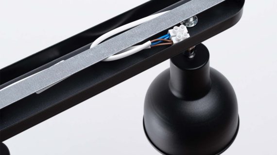 miniaturka Plafon ELVO 2 czarny nowoczesny